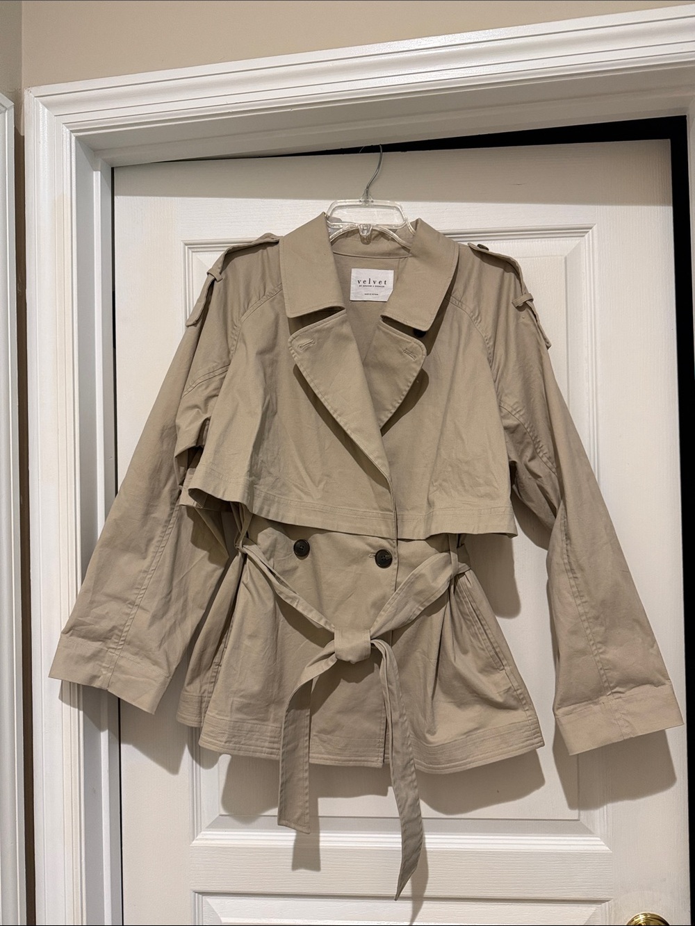 Velvet brand trench jacket